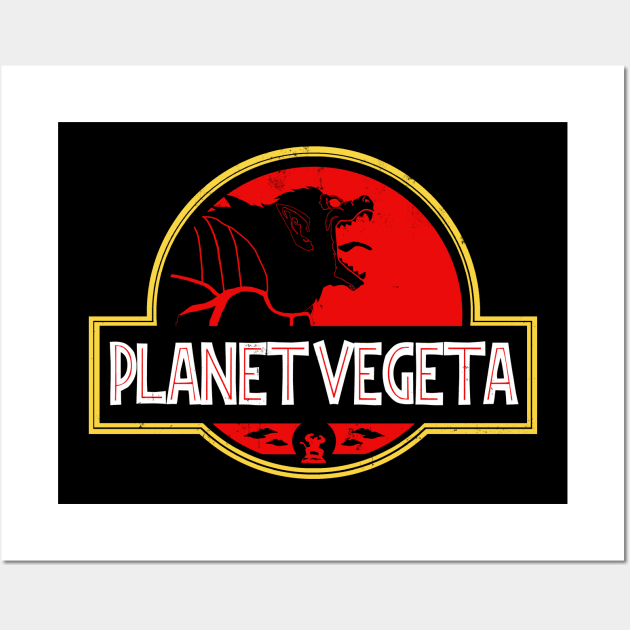 Planet Vegeta Wall Art by VaultOfPersonalityComics